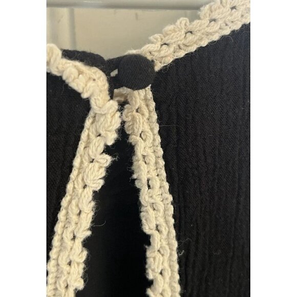 House of Harlow 1960 June Revolve Black Embroidery Keyhole Back Mini Dre… - Picture 9 of 16